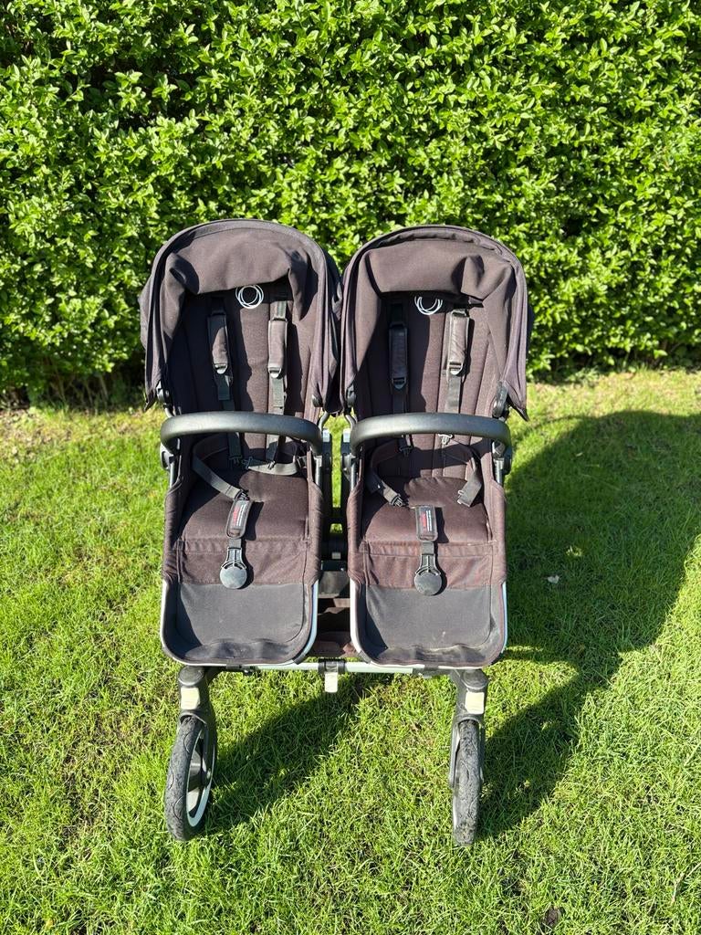 Duo bugaboo  Donkey Zwart - Duowagen met complete set, Gebruikt, Ophalen of Verzenden, Combiwagen, Duowagen