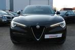 Alfa Romeo Stelvio 2.0 T AWD Q4 200PK Leer Navi Trekhaak Key, Automaat, Zwart, 4 cilinders, Zwart