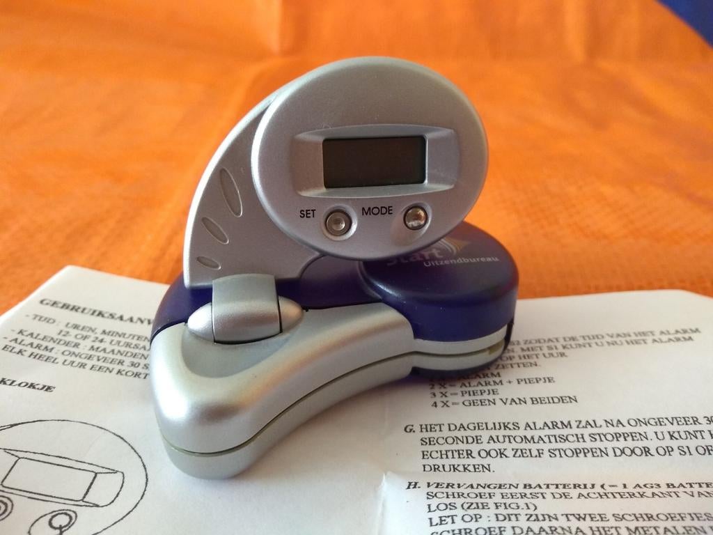 Werkwekker, Ophalen of Verzenden, Zo goed als nieuw, Digitaal