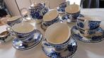 Peacock Theeservies - 12 kop en schotel, theepot, melkkan, s, Ophalen of Verzenden