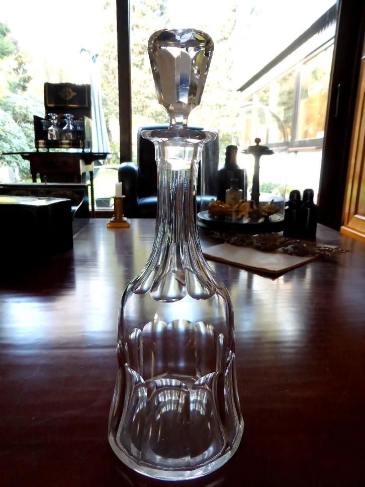 TOP antieke kristallen karaf * 31 cm hoog           nr. 10, Antiek en Kunst, Antiek | Glas en Kristal, Ophalen of Verzenden