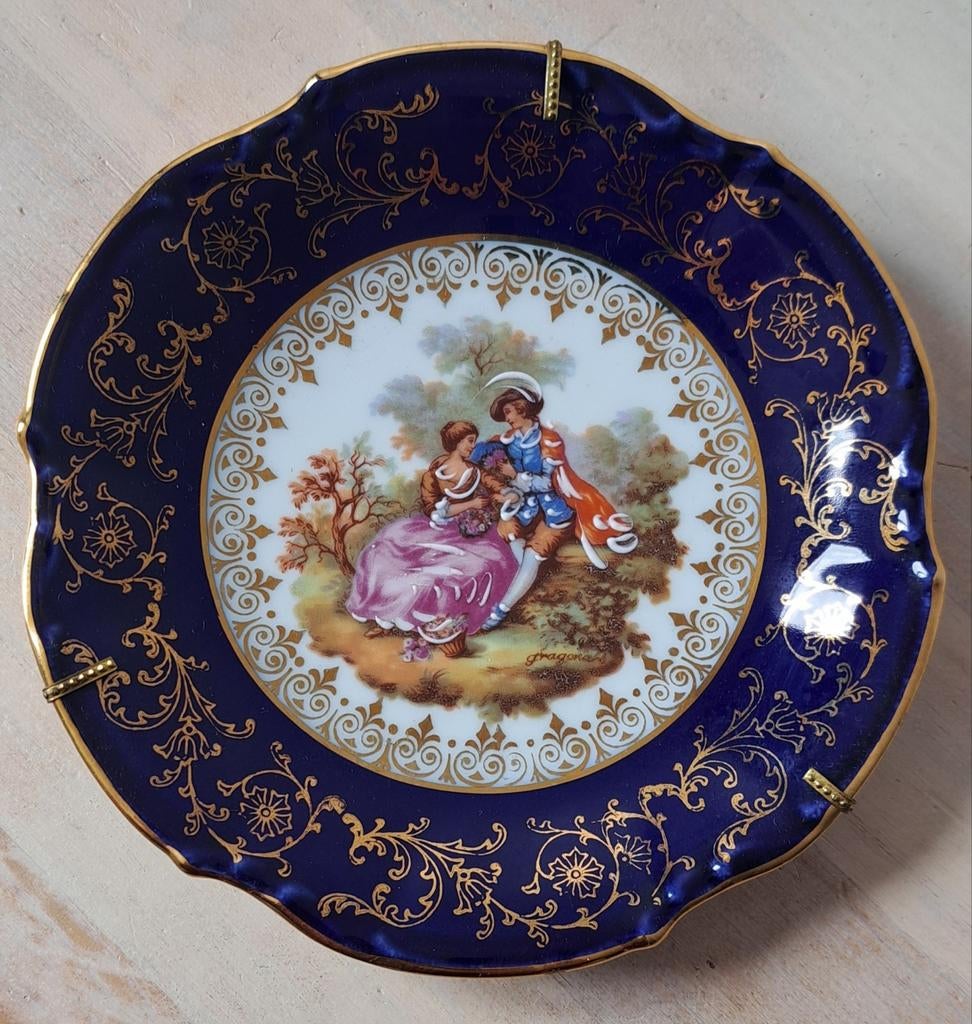 Limoges wandbordje, 13 cm, Antiek en Kunst, Ophalen of Verzenden