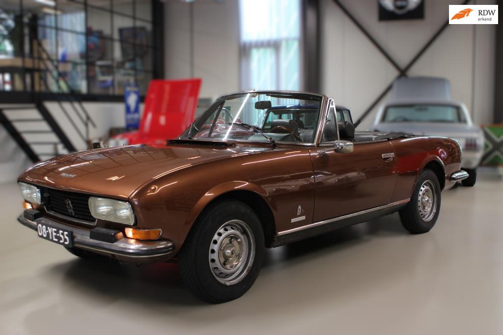 Peugeot 504 V6 cabriolet 1975 nr 750 v/d 990, 136 pk, Gebruikt, Overige modellen, Bruin