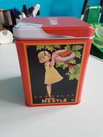 blikje Nestlé 150 jaar, zgan, ca. 14 x 11,5 x 10,5 cm, Verzamelen, Blikken, Ophalen of Verzenden, Zo goed als nieuw, Overige