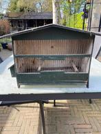 Wand vogel kooi, Ophalen, Hout, Vogelkooi