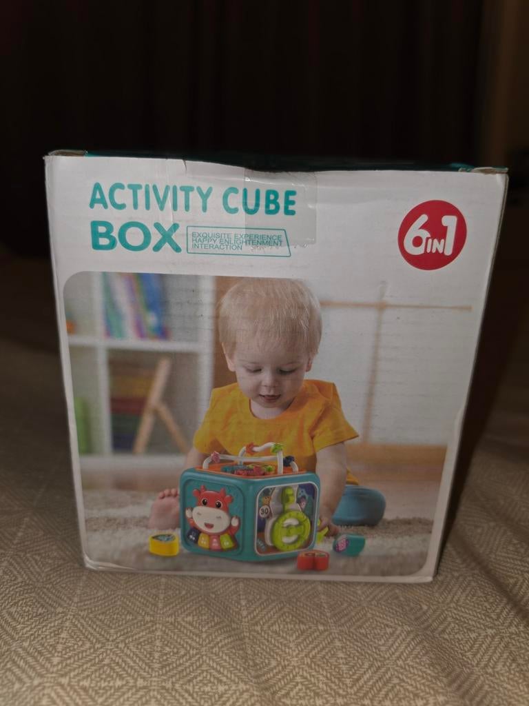 Activiteitenkubus 6-in-1 voor baby's 18+ maanden, nieuw, Kinderen en Baby's, Speelgoed | Babyspeelgoed, Ophalen of Verzenden