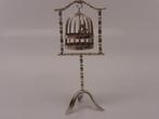 Zilveren miniatuur Vogelkooi                            Z420, Ophalen of Verzenden, Zilver