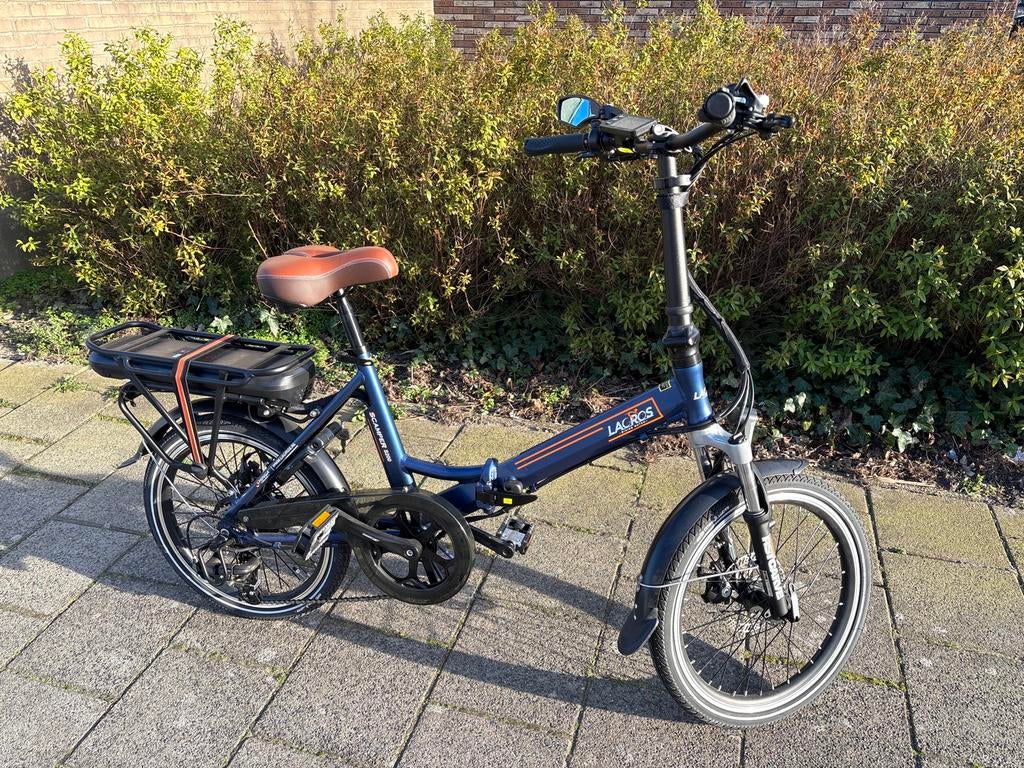 Lacros Scampter S200 elektrische vouwfiets slechts 418 km, Fietsen en Brommers, Elektrische fietsen, Zo goed als nieuw, Minder dan 47 cm