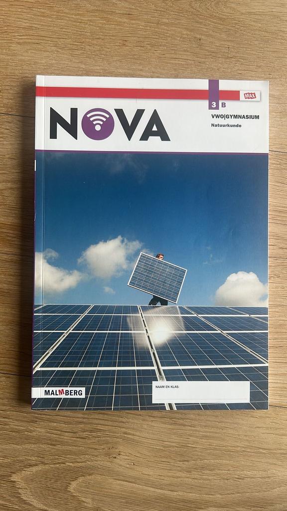NOVA Natuurkunde 3 VWO/gymnasium deel B, Ophalen of Verzenden, Nieuw, VWO, Natuurkunde