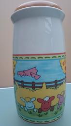 Winterling voorraadpot met  houten deksel., Ophalen of Verzenden