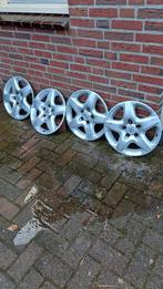 Opel velgen 16 inch met winterbanden (1 lek), Ophalen of Verzenden, Gebruikt