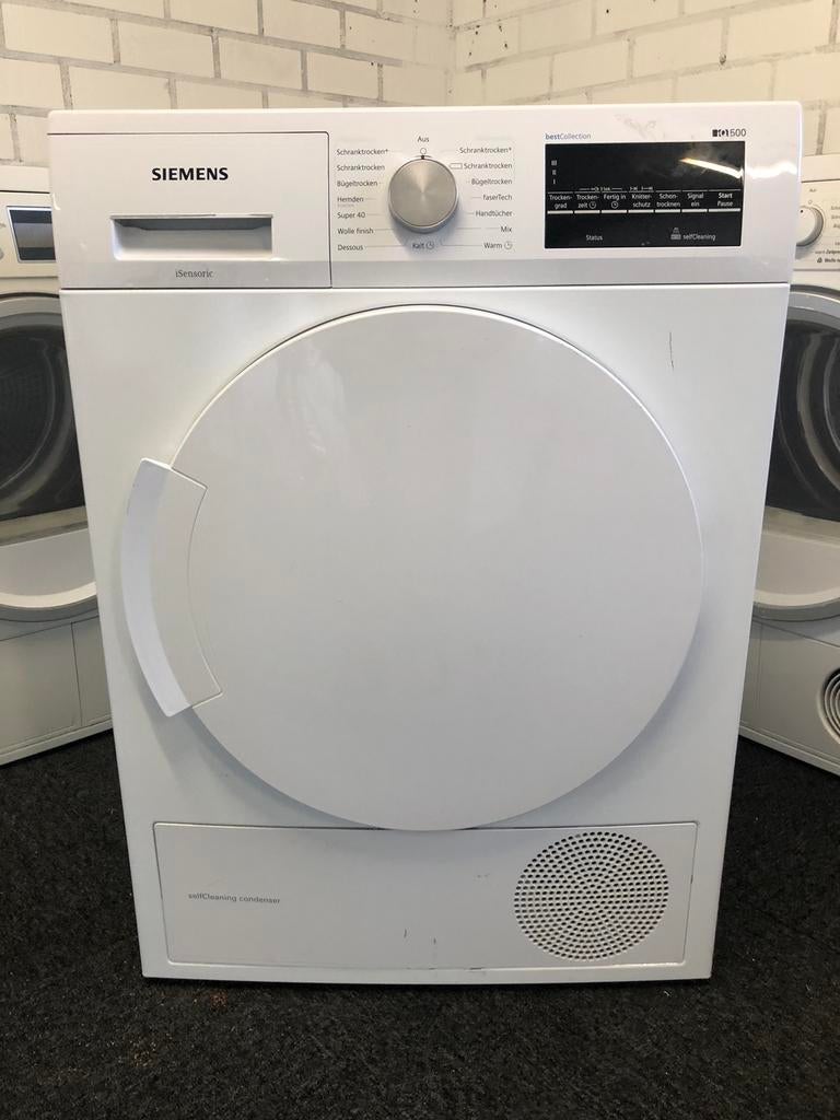 €349 A+++ 8kg Warmtepomp droger Siemens iQ500 MET GARANTIE, Ophalen, Minder dan 85 cm, Overige typen, 8 tot 10 kg