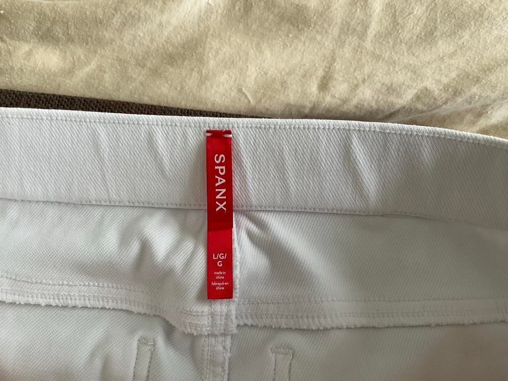 Spanx corrigerende dameslegging Denim wit maat L, Wit, Maat 42/44 (L), Ophalen of Verzenden, Zo goed als nieuw