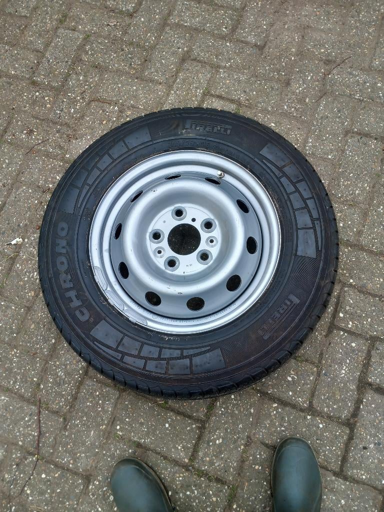Fiat ducato reservewiel 16 en 15 inch., Ophalen, Bestelwagen, 16 inch, Banden en Velgen