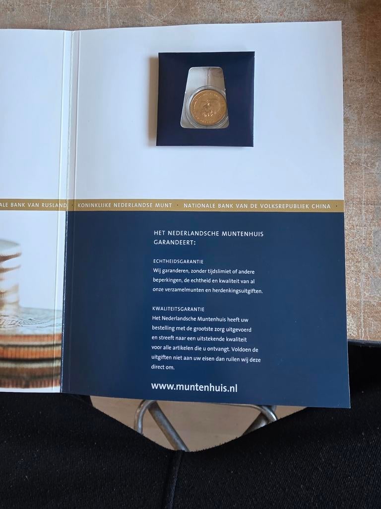 Willem III Tien Gulden Goud 1875 met Certificaat, Postzegels en Munten, Munten | Nederland, Koning Willem III, Losse munt, 10 gulden