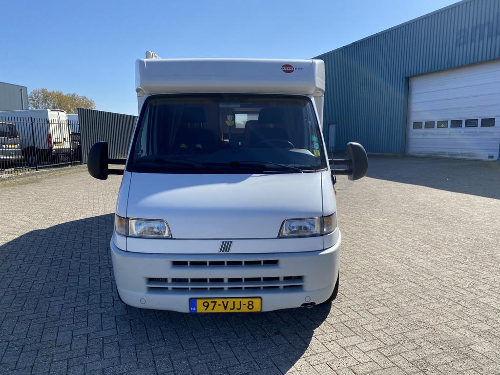 Fiat Burstner T604 2.8L 115Dkm, Ruime Camper met Toilet, Dou, Caravans en Kamperen, Campers, Marconistraat 15-17
7903AG  HOOGEVEEN, NL