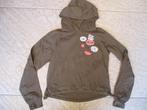 Capuchon sweater trui groen maat 158 hoodie truitje, Ophalen of Verzenden, Zo goed als nieuw, Meisje, Trui of Vest