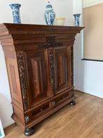 Antieke Kast in 3 Delen - Hoogte 185cm, Breedte 177cm, Diept, Ophalen, Gebruikt, 150 tot 200 cm, Overige houtsoorten