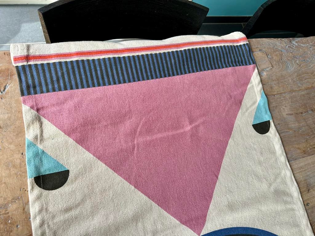 Designer design XL wandkleed wanddecoratie in pastelkleuren, Ophalen of Verzenden