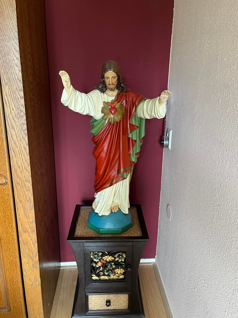 Groot Jezus beeld - Heilig Hart van Jezus, Ophalen, Gebruikt, Beeld(je), Christendom | Katholiek