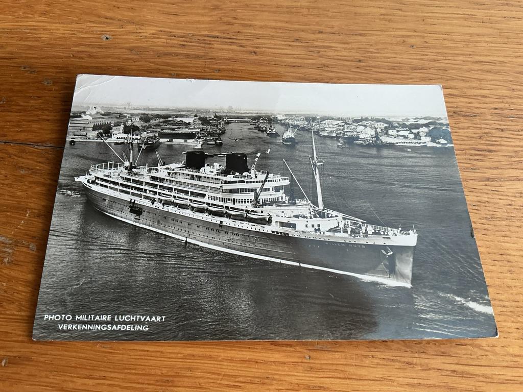 S584 MS WILLEM RUYS Haven, Ophalen of Verzenden, Zo goed als nieuw, Kaart, Foto of Prent