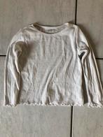 H&M longsleeve wit ribbelstof maat 110/116, Kinderen en Baby's, Kinderkleding | Maat 110, Ophalen, Gebruikt, Jongen of Meisje
