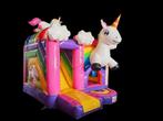 Te koop mooi nieuw springkussen eenhoorn 4,6 x 3,5 meter, Ophalen of Verzenden, Nieuw, Verjaardag