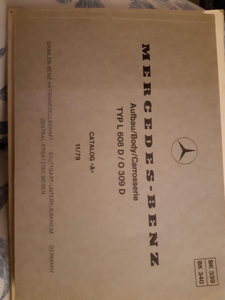 Mercedes Benztype 608D / 0 309 D boekje 11/79, Ophalen of Verzenden, Mercedes