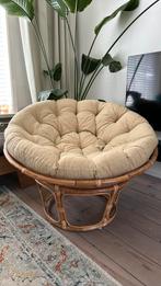 Rieten Rotan stoel rond, Huis en Inrichting, Ophalen, Rond, Riet of Rotan, Zo goed als nieuw