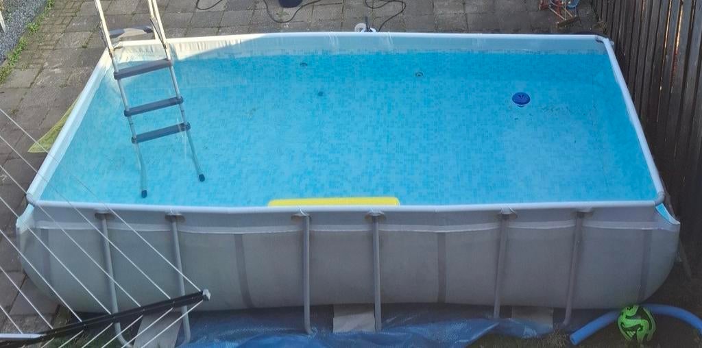 Zwembad 4x2 met zandfilter pomp, Tuin en Terras, Zwembaden, Gebruikt, Ophalen of Verzenden, Opzetzwembad, Rechthoekig