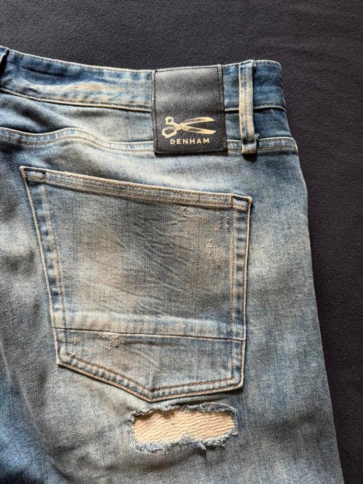 Denham spijkerbroek, Kleding | Heren, Spijkerbroeken en Jeans, Zo goed als nieuw, W36 - W38 (confectie 52/54), Blauw, Ophalen