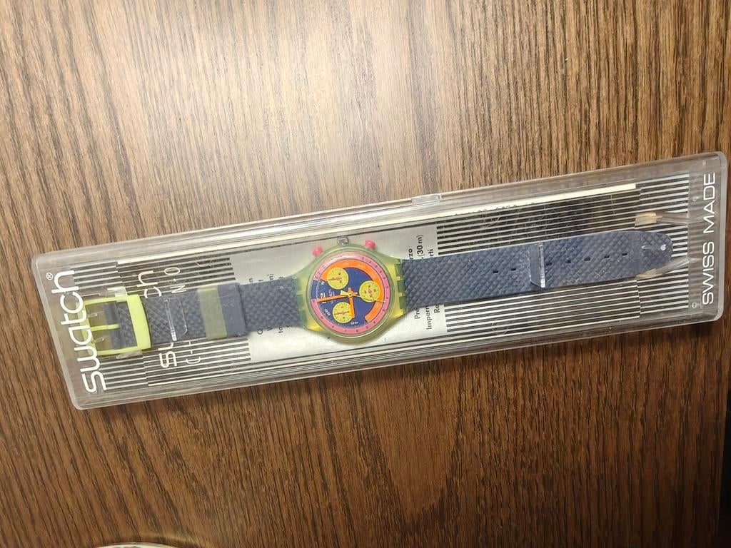 Swatch Grand Prix SCJ101 - Vintage Horloge, Kunststof, Gebruikt, Polshorloge, Swatch