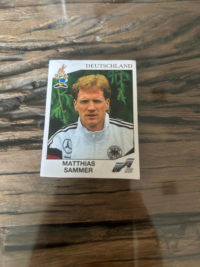 Matthias Sammer Panini Sticker UEFA Euro '92, Verzamelen, Ophalen of Verzenden, Gebruikt, Sport