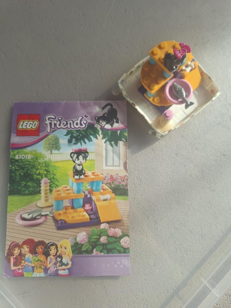 Leuke Lego Friends Kattenspeeltuin Set 41018, Ophalen, Zo goed als nieuw, Complete set, Lego