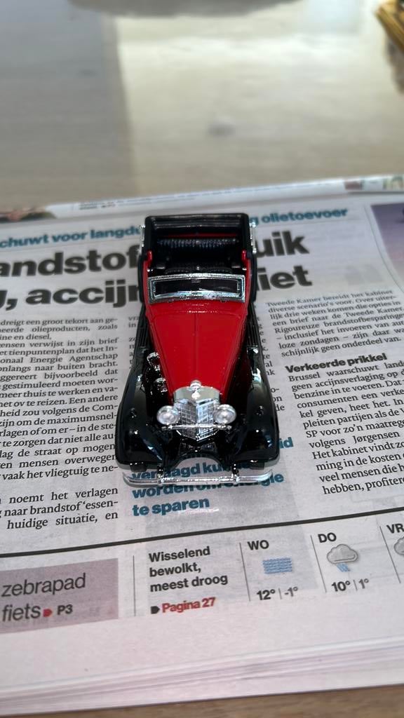 Solido Mercedes-Benz 540 K (1939) 1:43, Hobby en Vrije tijd, Modelauto's | 1:43, Ophalen of Verzenden, Zo goed als nieuw, Auto