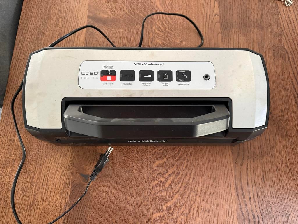 Ongebruikt - COSO DESIGN VRH 490 Advanced Vacumeerapparaat, Ophalen of Verzenden, Zo goed als nieuw