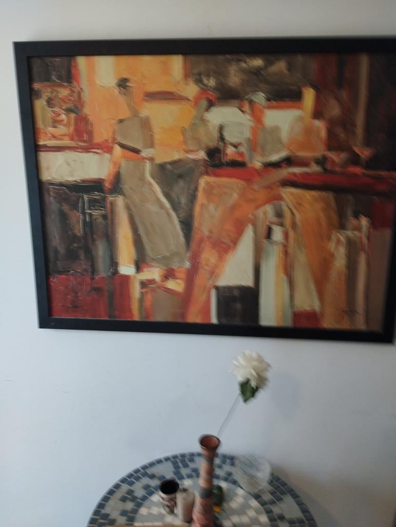 Abstract schilderij van Tremler, Ophalen of Verzenden