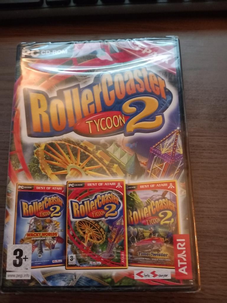 RollerCoaster Tycoon 2 PC CD-ROM - Nieuw in verpakking, Spelcomputers en Games, 1 speler, Nieuw, Ophalen of Verzenden, Vanaf 3 jaar