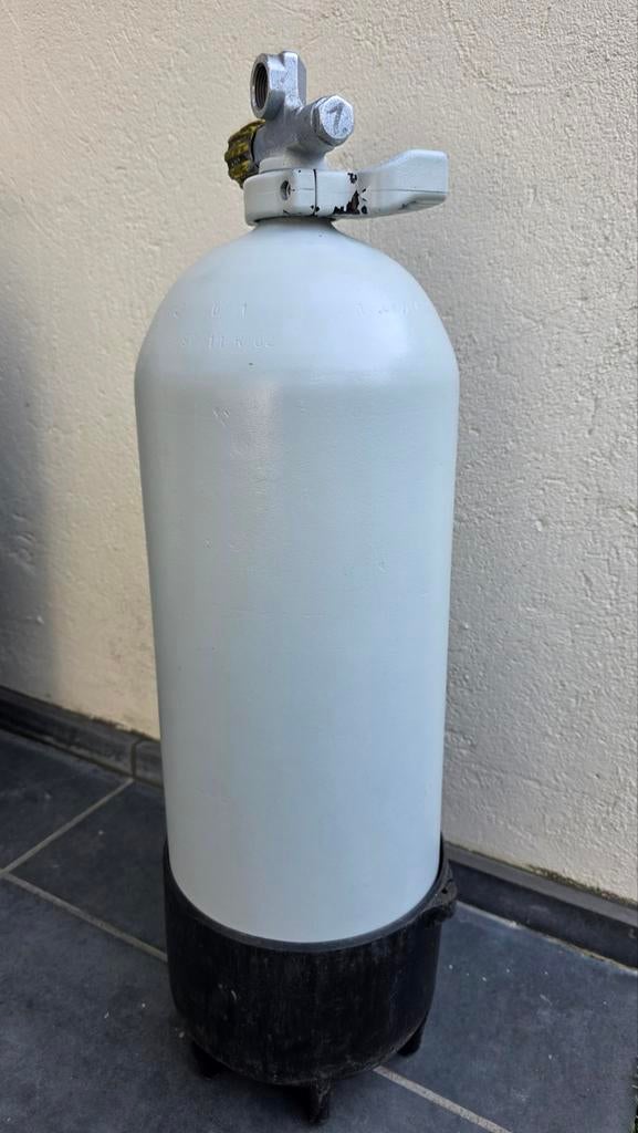 Duikfles 15 liter - gekeurd tot 2030, Watersport en Boten, Ophalen, Gebruikt, Duikfles