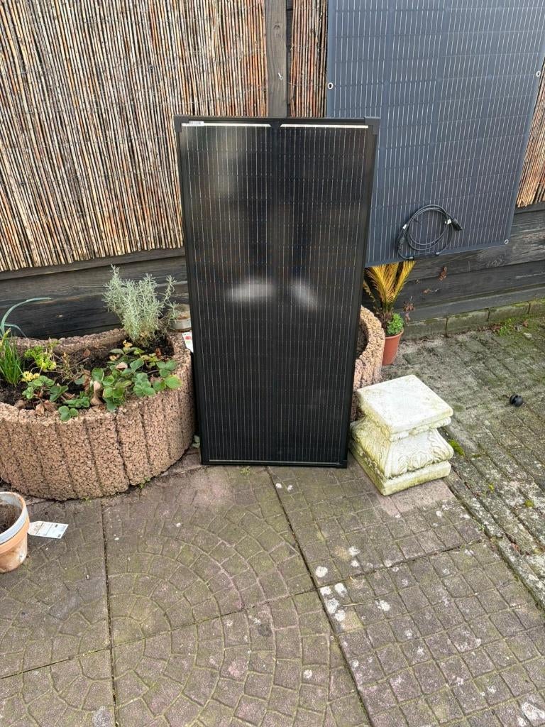100w Zonnepaneel met Frame, Camper, plug en play, Ophalen of Verzenden, Nieuw