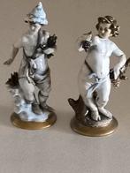 Antiek porselein Capodimonte beelden, Ophalen of Verzenden