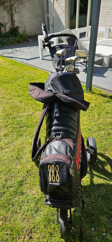 Golfset met kar Callaway, Sport en Fitness, Golf, Ophalen, Gebruikt, Set, Callaway