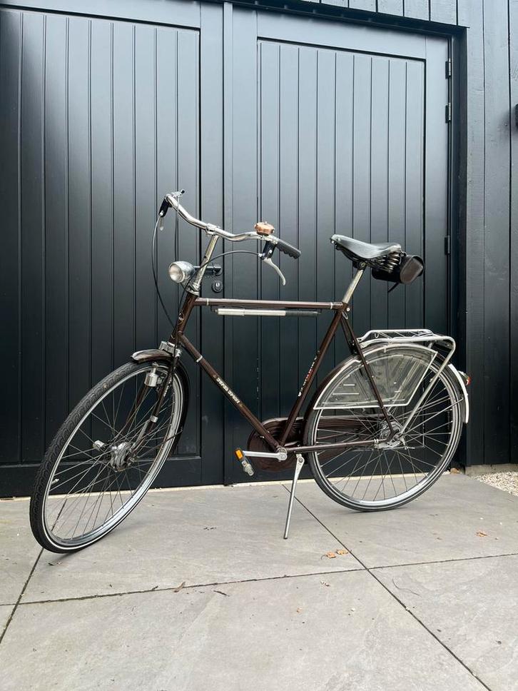 Retro Herenfiets Jaren 80 61cm, Fietsen en Brommers, Fietsen | Heren | Herenfietsen, Gebruikt, Overige merken, 57 tot 61 cm, Versnellingen