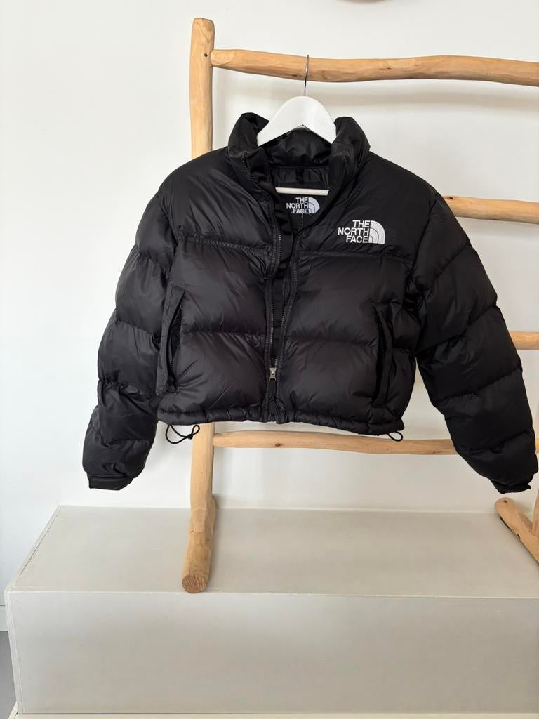 The north face cropped winterjas zwart maat M, Kleding | Dames, Jassen | Winter, Ophalen of Verzenden, Nieuw, Maat 38/40 (M), Zwart