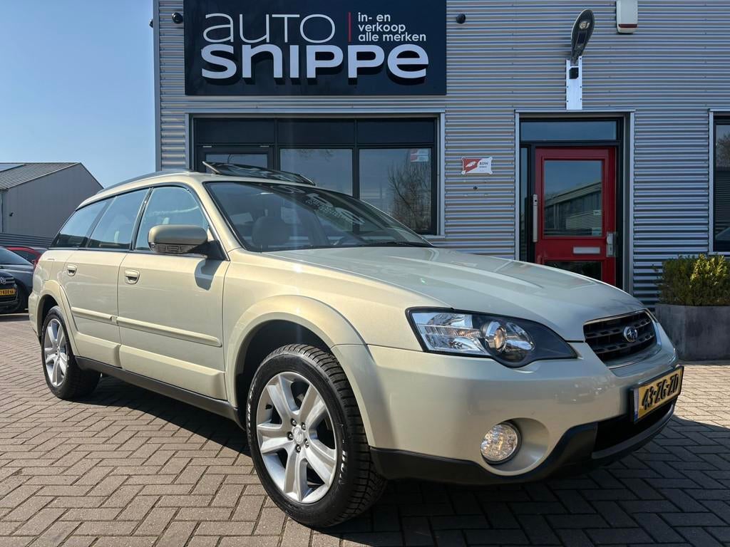 Subaru Outback 3.0R -4X4-245 PK-AUTOMAAT-VOLLEDER-OPEN DAK-S, Auto's, Subaru, Automaat, Gebruikt, Beige, 1520 kg