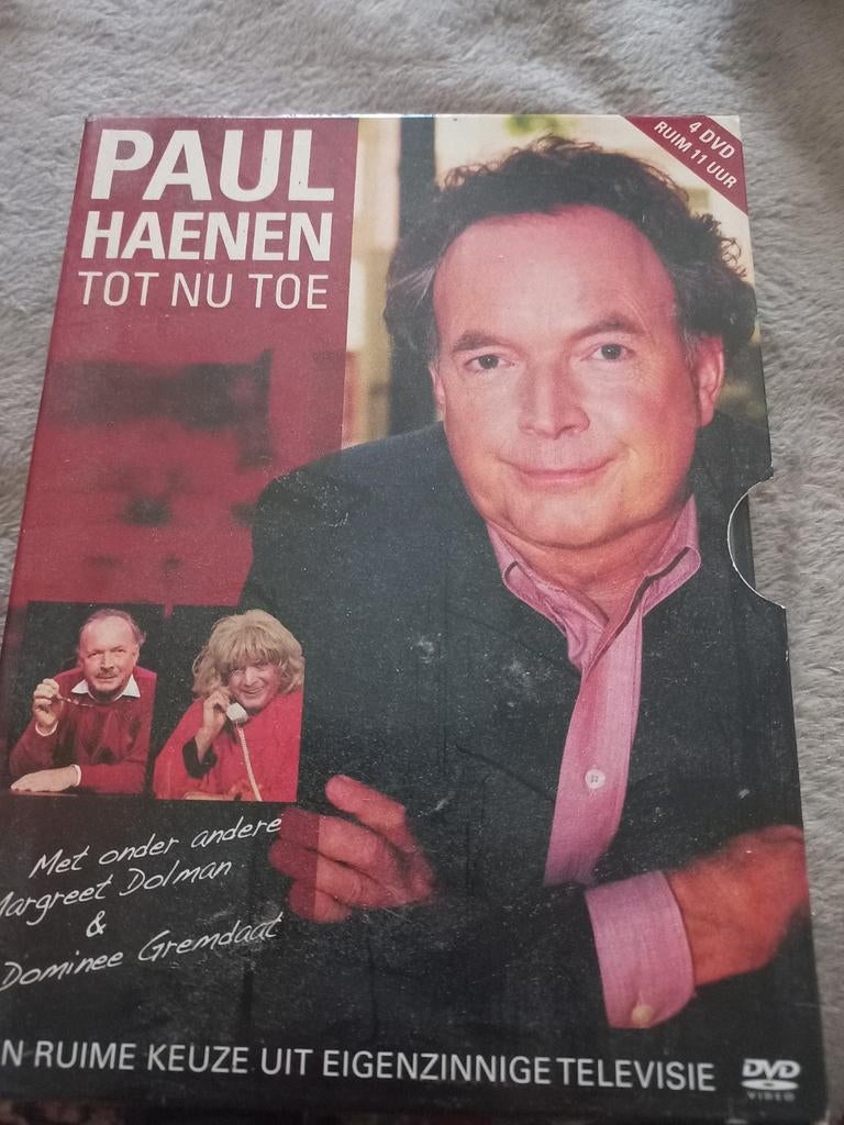 Paul Haenen Tot Nu Toe - 4 DVDs met boekje, Cd's en Dvd's, Alle leeftijden, Ophalen of Verzenden, Zo goed als nieuw, Boxset