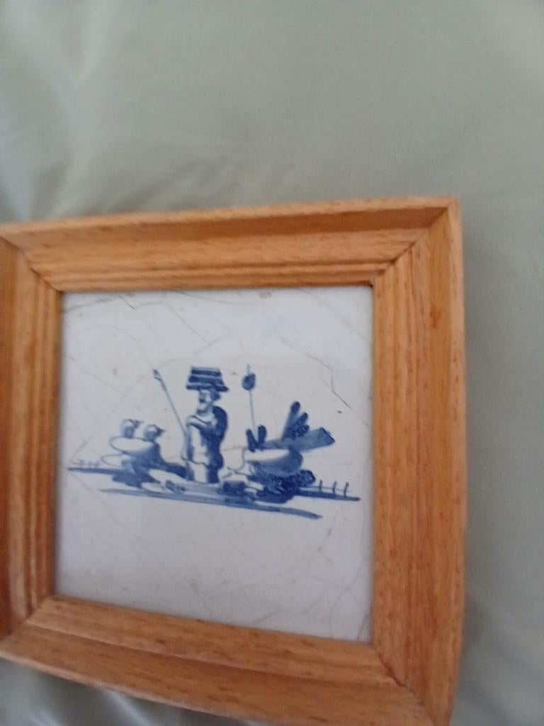 Oud wandbordje, Antiek en Kunst, Antiek | Wandborden en Tegels, Ophalen of Verzenden