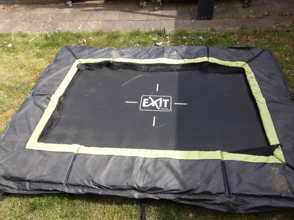 Trampoline Exit Silhouette Inground  -305 x 214 cm-, Kinderen en Baby's, Ophalen, Zo goed als nieuw