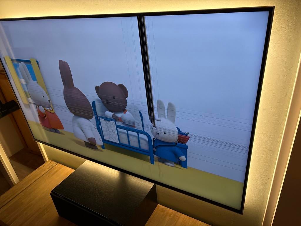 Sony x900h 55” met barst, Ophalen, LED, 100 Hz, 4k (UHD)