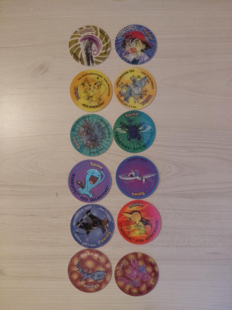 Pokemon flippo's, Ophalen of Verzenden, Losse flippo's